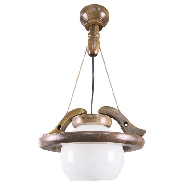 Светильник подвесной Zaklad Stolarski орех 39 орех (плафон N-23 - 1 шт.)