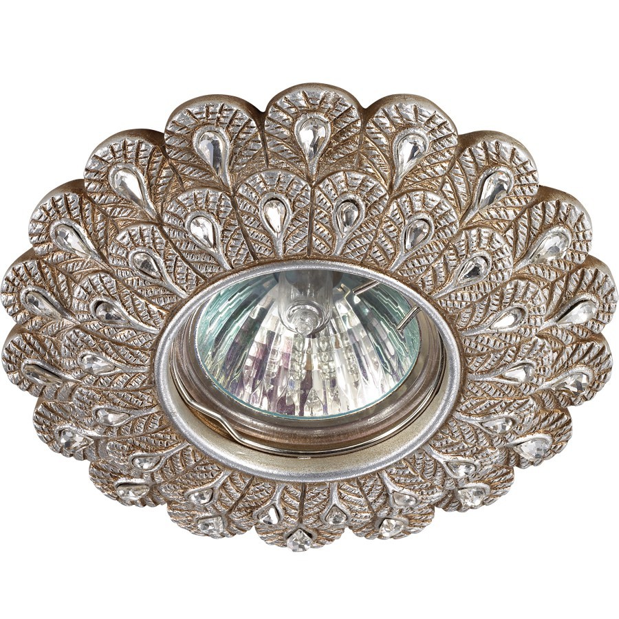 Встраиваемый светильник с узорами Pattern 370104 Novotech