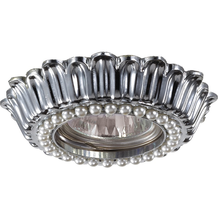 Встраиваемый светильник с узорами Pearl 370138 Novotech