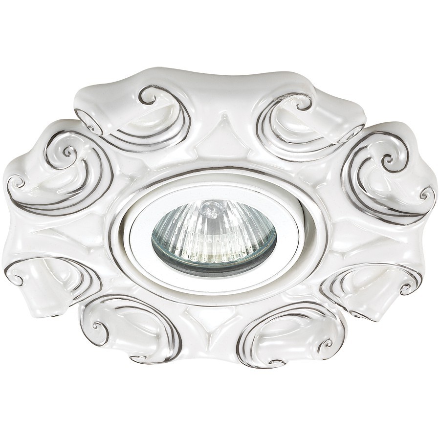 Встраиваемый светильник с узорами Farfor 370041 Novotech