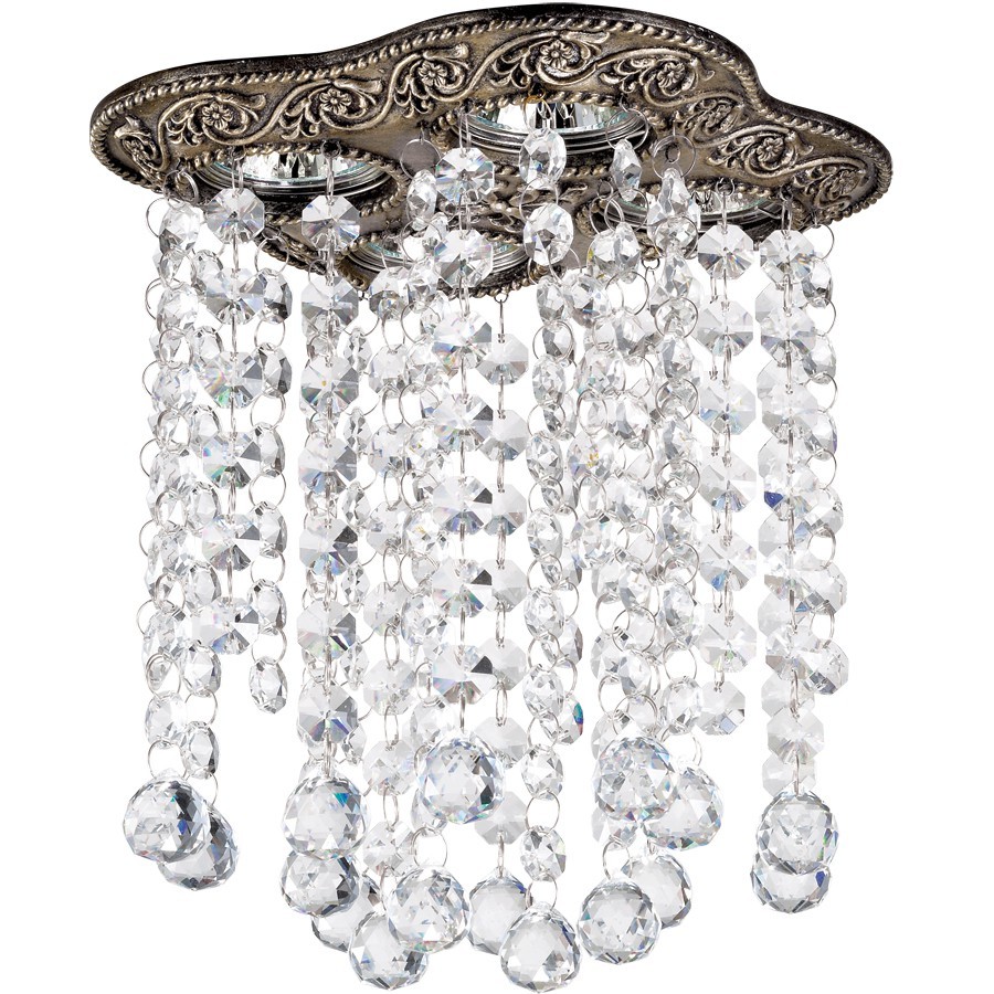 Встраиваемый светильник с узорами Pattern 370080 Novotech