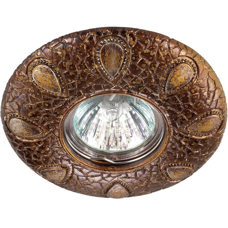 Встраиваемый светильник с узорами Pattern 370098 Novotech