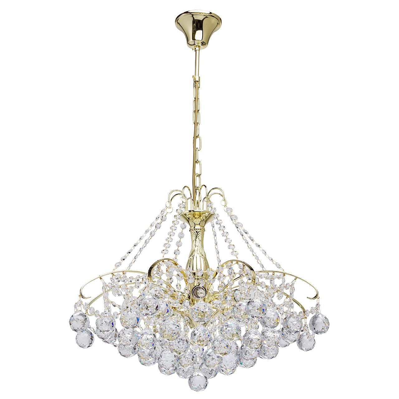 Подвесная хрустальная люстра Жемчуг MW Light 232017408