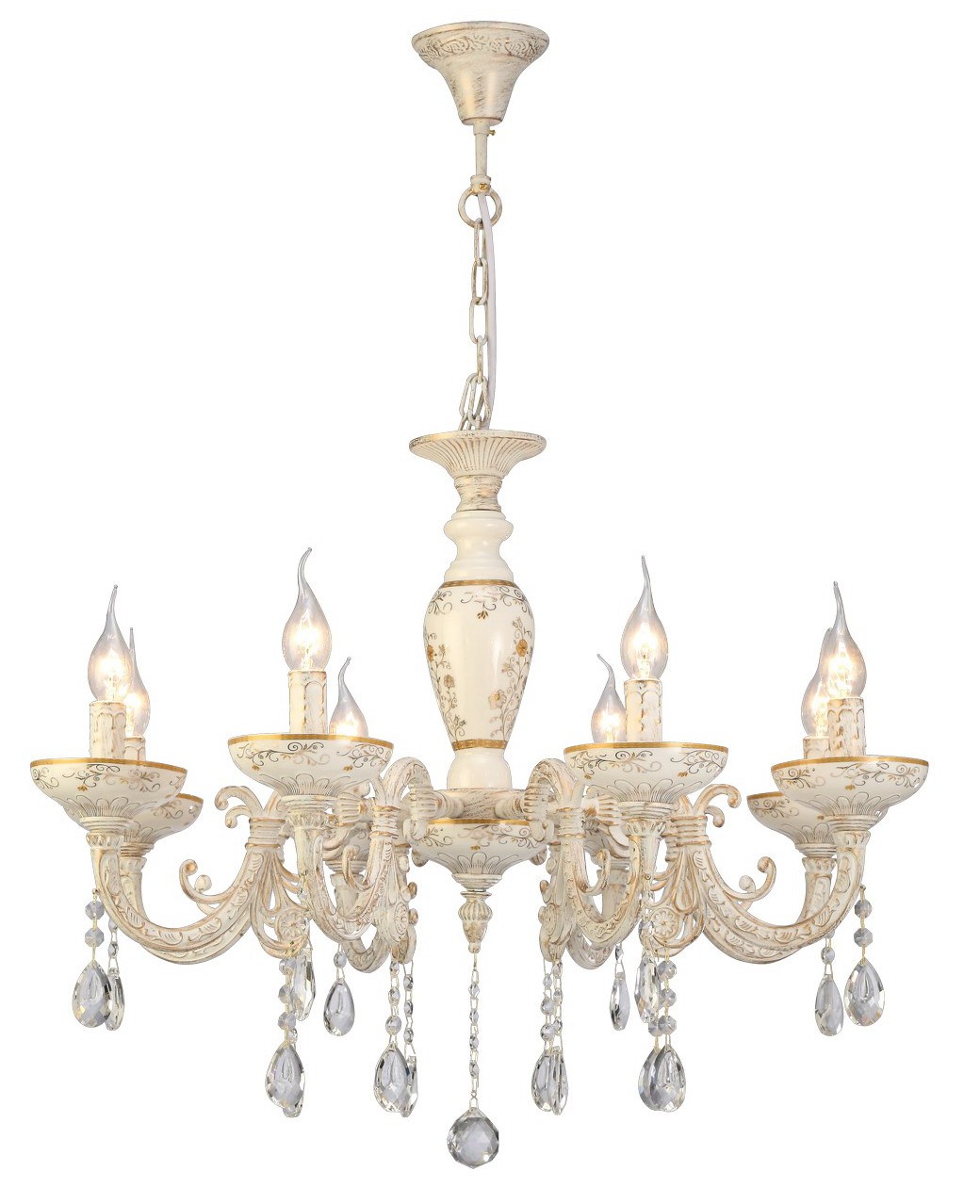 Подвесная люстра Arte Lamp DUBAI A5335LM-8WG