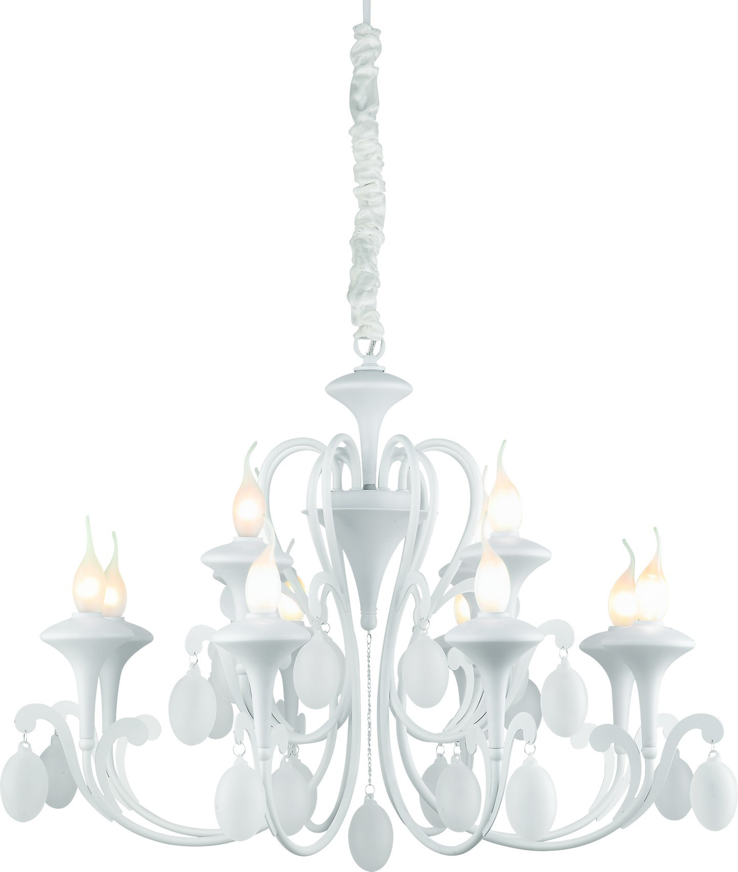 Подвесная люстра Arte Lamp MONTMARTRE A3239LM-12WH