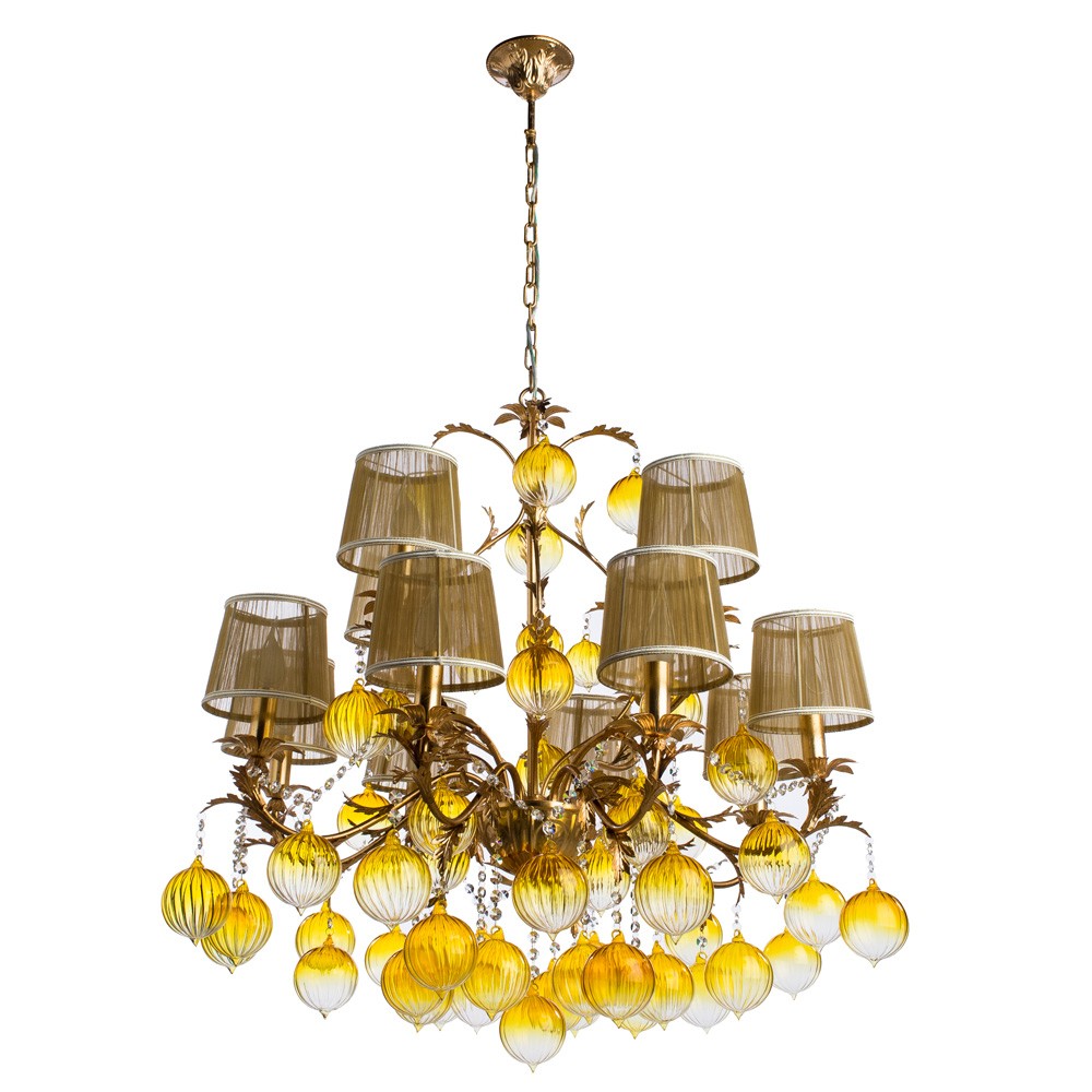 Подвесная люстра Arte Lamp MONARCH A1199LM-8-4GO