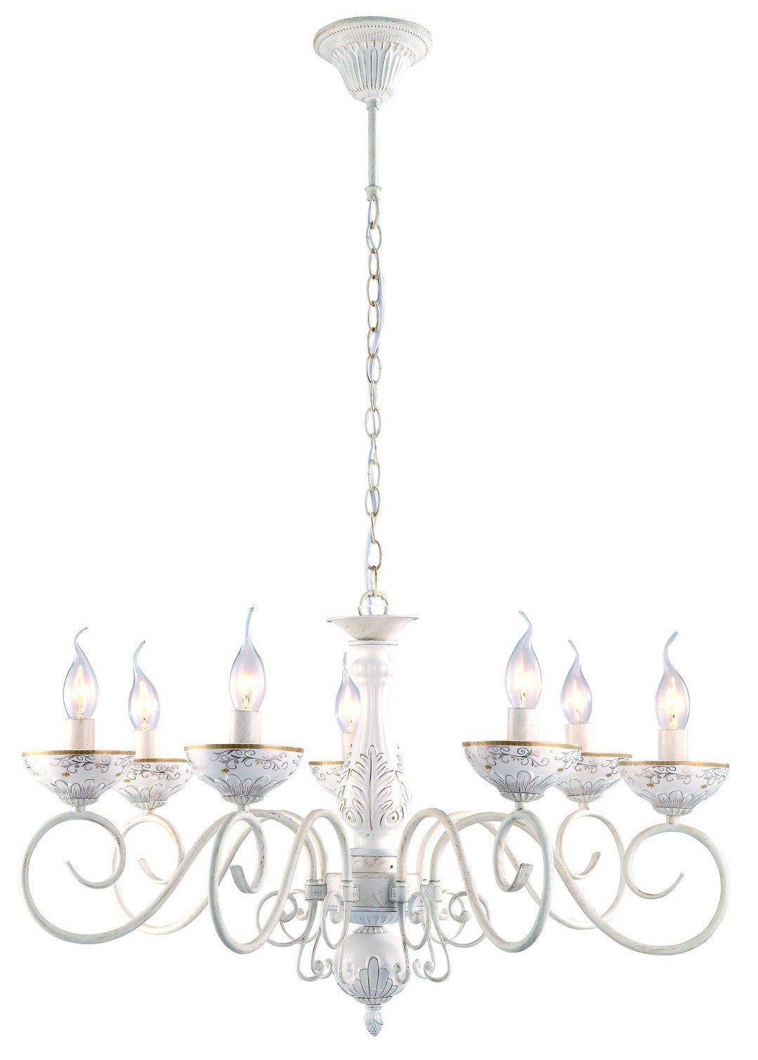 Подвесная люстра Arte Lamp LUCIA A9594LM-7WG