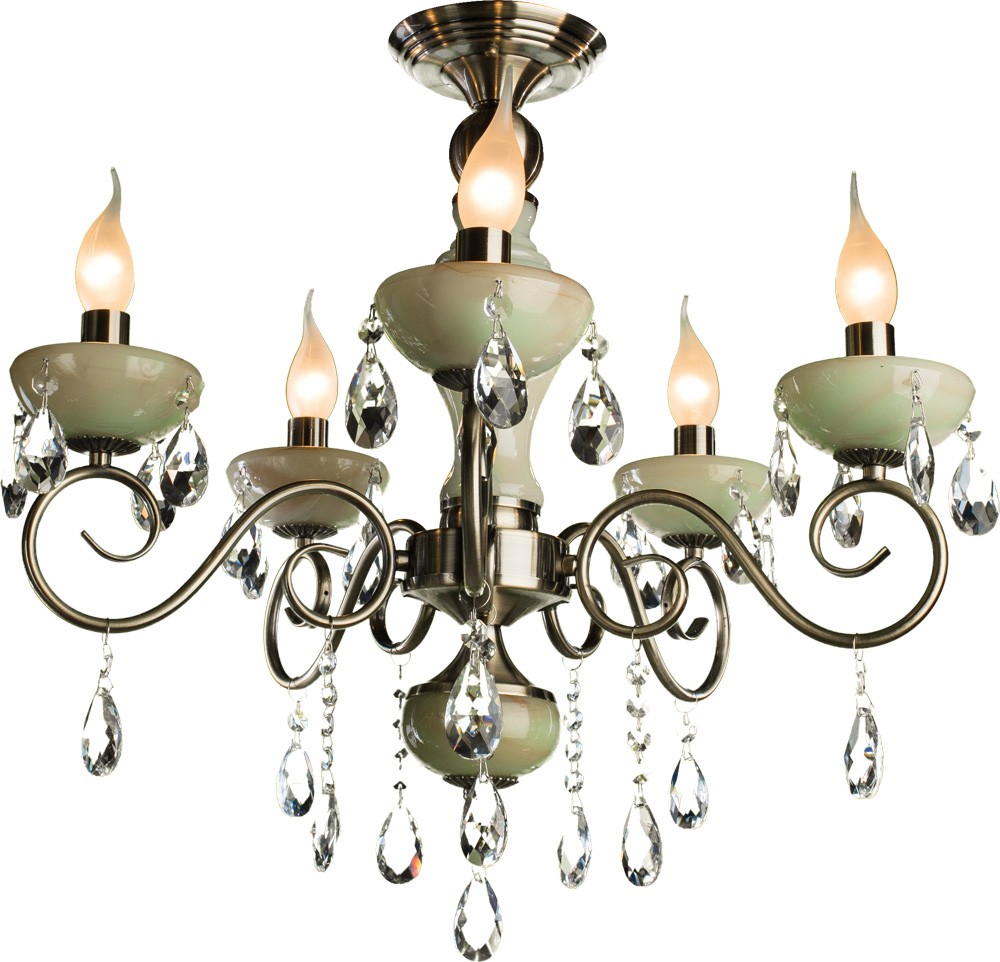 Потолочная люстра Arte Lamp ONYX GREEN A9592PL-5AB
