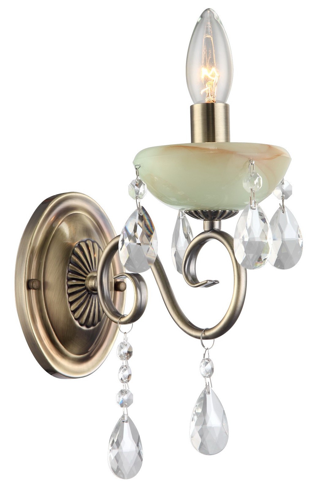 Настенное бра Arte Lamp ONYX GREEN A9592AP-1AB