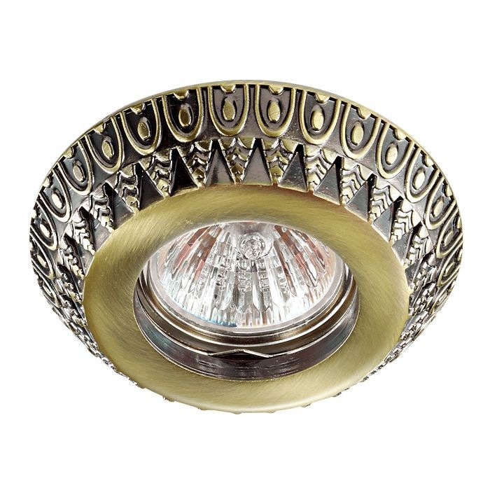 Встраиваемый светильник с узорами Forza 370248 Novotech