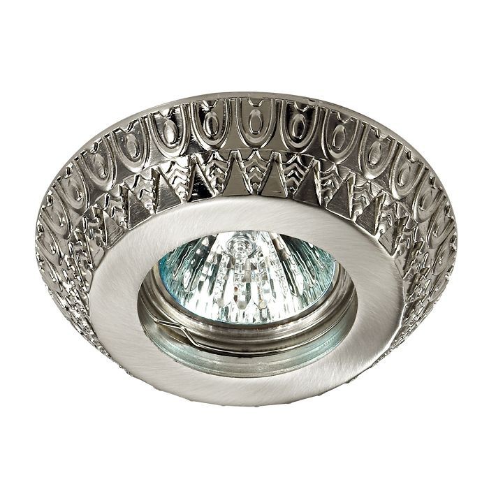 Встраиваемый светильник с узорами Forza 370249 Novotech