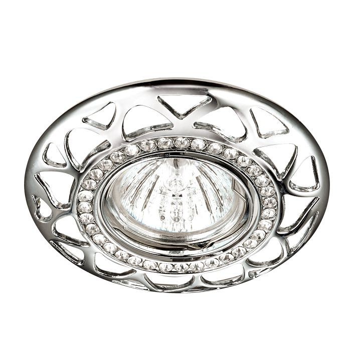 Встраиваемый светильник с узорами Peony 370231 Novotech