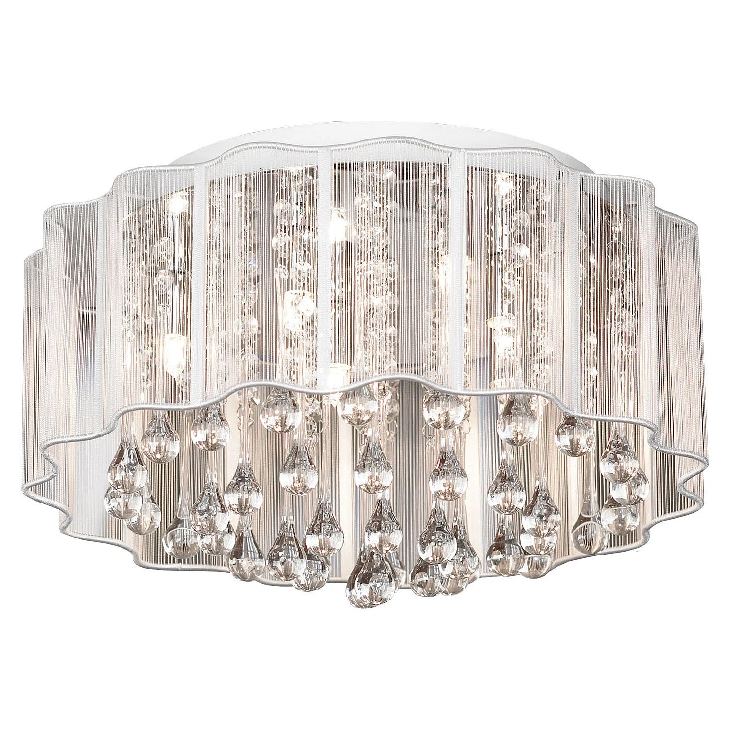 Потолочная хрустальная люстра Lussole Brookside LSL-3307-06