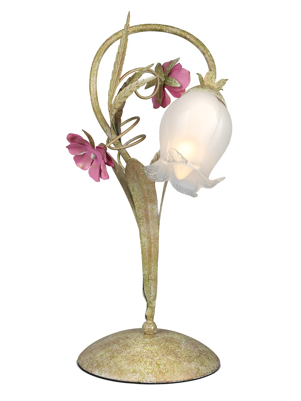 Настольная лампа с цветочками Monza OML-61304-01 Omnilux