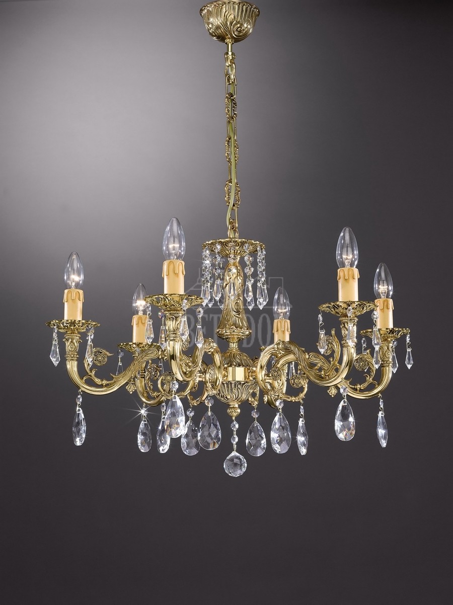 Подвесная хрустальная люстра 1040 La Lampada L 1040/6.27