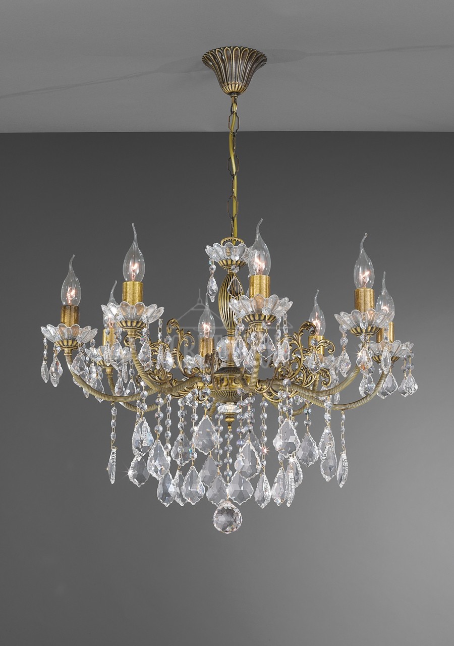 Подвесная хрустальная люстра 1063 La Lampada L 1063/8.40