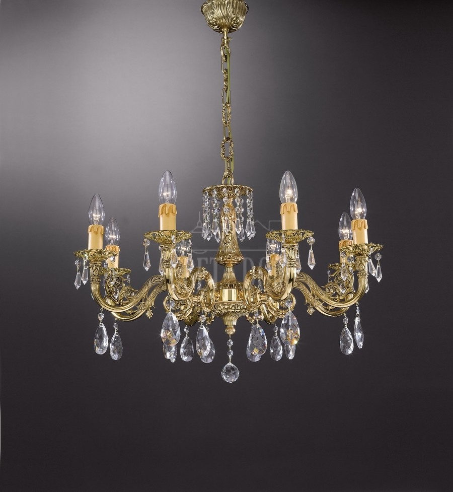 Подвесная хрустальная люстра 1040 La Lampada L 1040/8.27