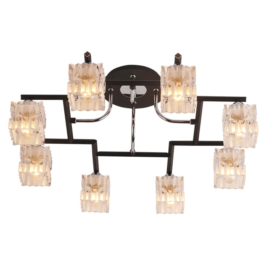 Потолочная люстра ID lamp Alexandria 205/8PF-Blackchrome