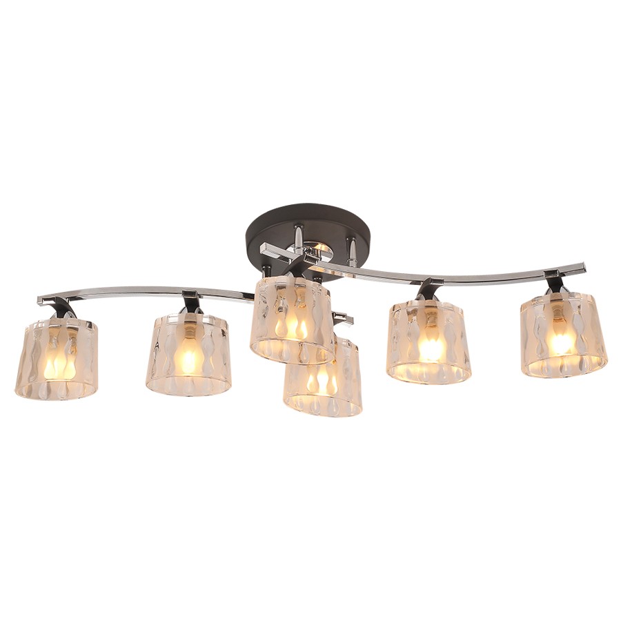 Потолочная люстра ID lamp Arlington 214/6PF-Blackchrome