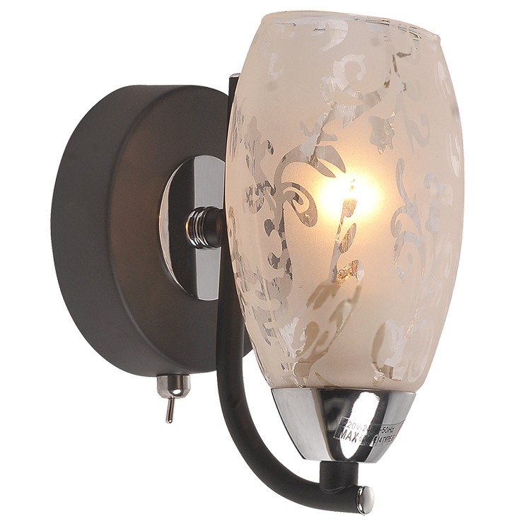 Настенное бра ID lamp Arvada 215/1A-Blackchrome