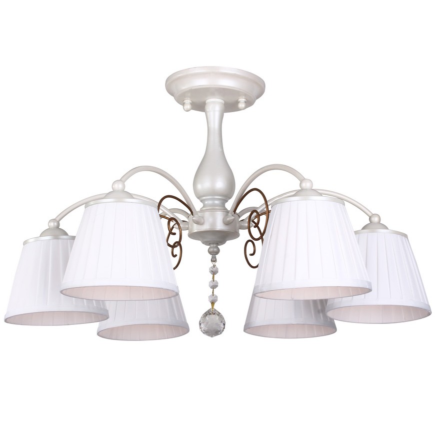 Потолочная люстра ID lamp Hayward 255/6-Whiteplatina