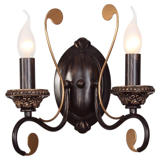 Настенное бра ID lamp Houston 261/2A-Blackplatina