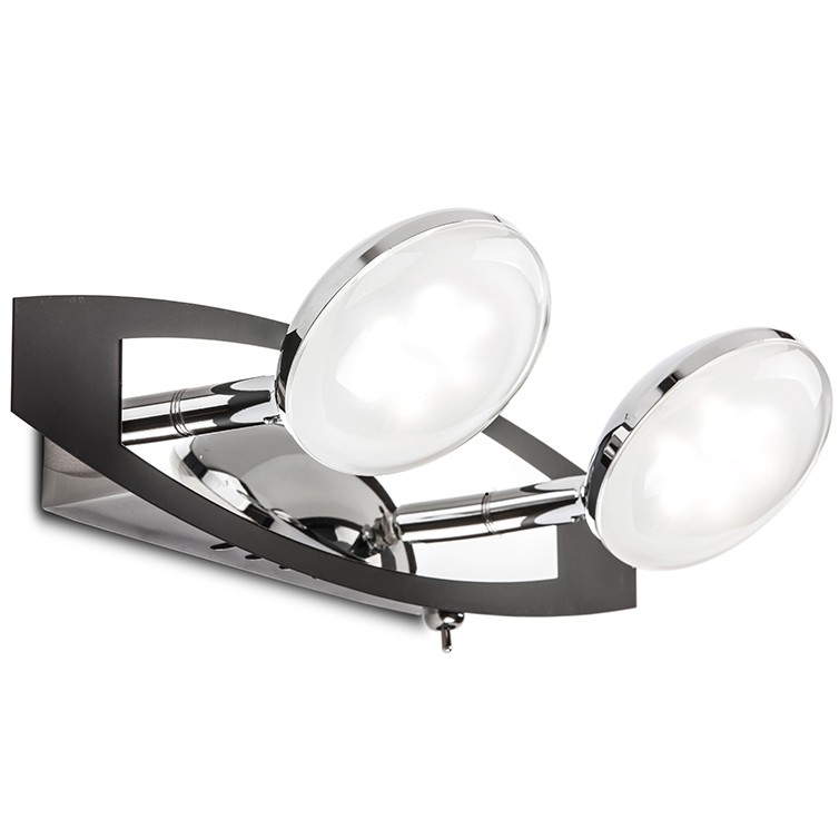 Светильник спот ID lamp Buffalo 340/2A-Blackchrome