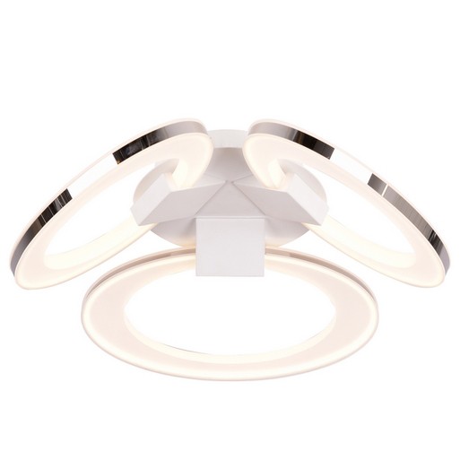 Потолочная светодиодная люстра Jersey City ID lamp 400/3PF-LEDWhitechrome