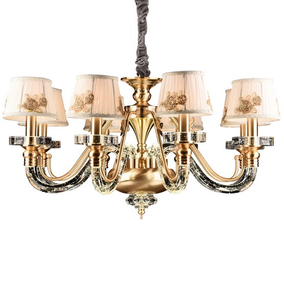 Подвесная светодиодная люстра Kansas City ID lamp 402/8-LEDOldbronze