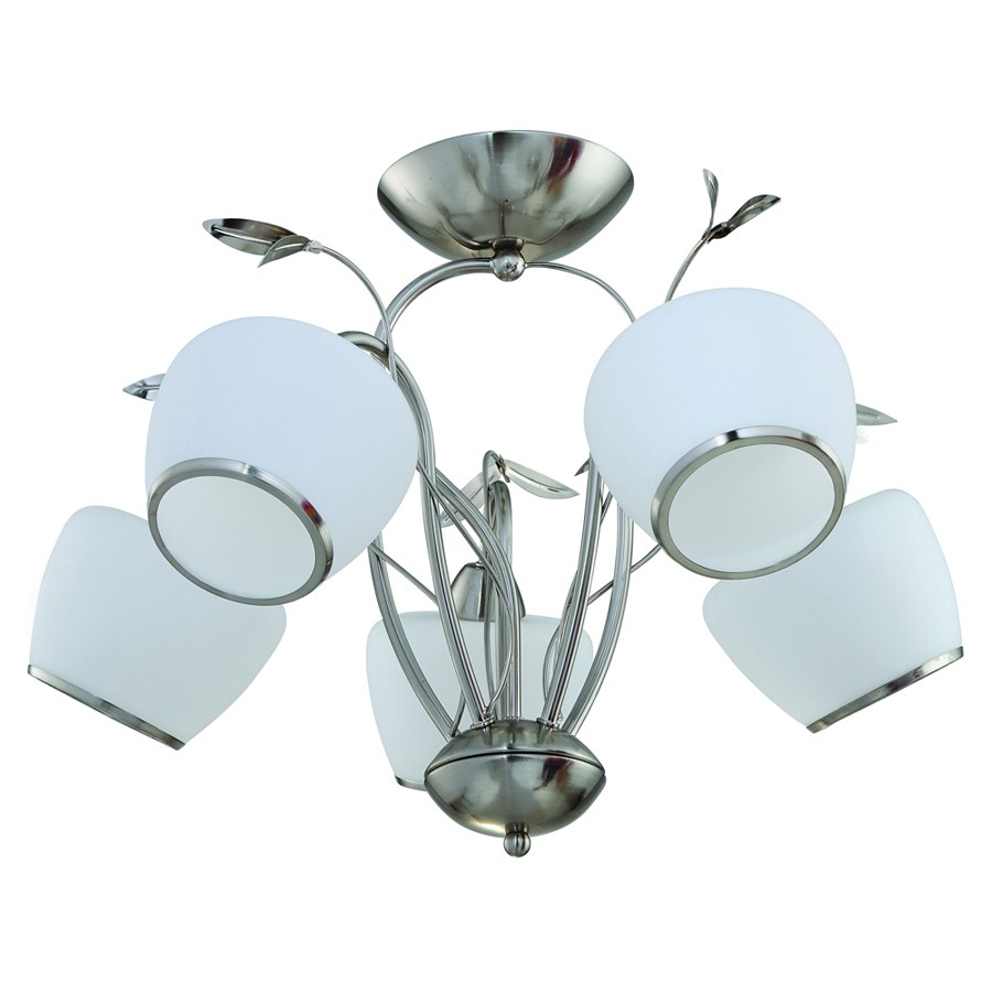 Потолочная люстра ID lamp Fort Collins 825/5PF-Whitechrome