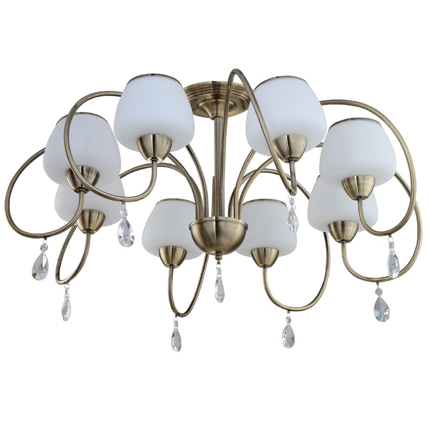 Потолочная люстра ID lamp Frisco 855/8PF-Oldbronze