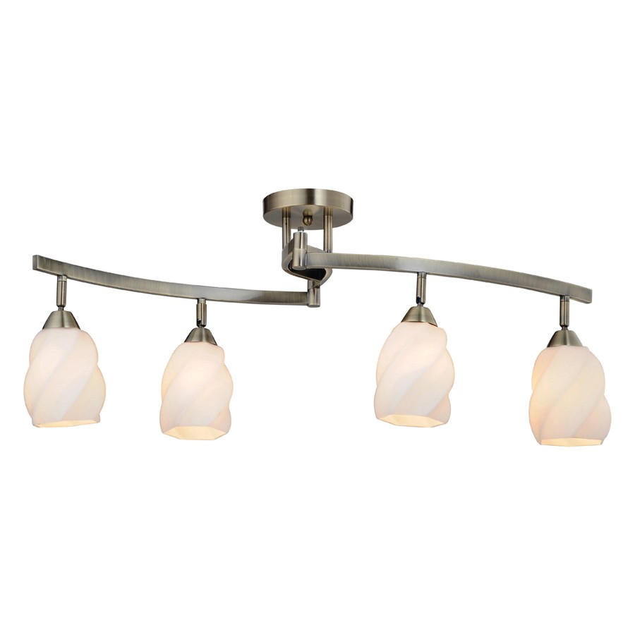 Потолочная люстра ID lamp Durham 869/4PF-Oldbronze