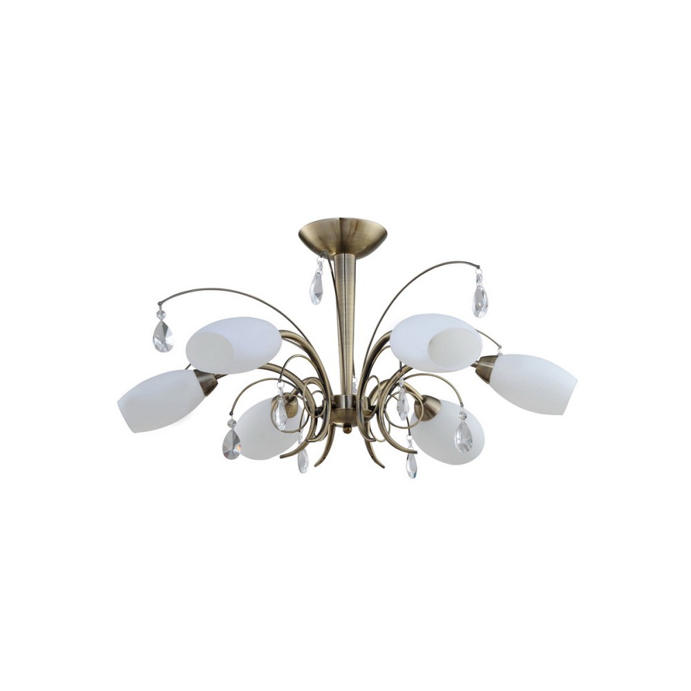 Потолочная люстра ID lamp Rosanna 805/6PF-Oldbronze