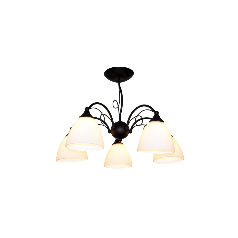 Потолочная люстра ID lamp Elettra 881/5PF-Argentoscuro