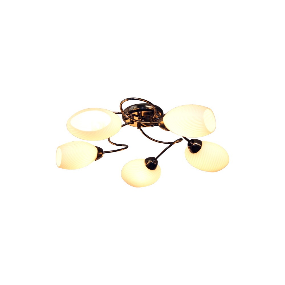 Потолочная люстра ID lamp Elda 853/5PF-Blackchrome