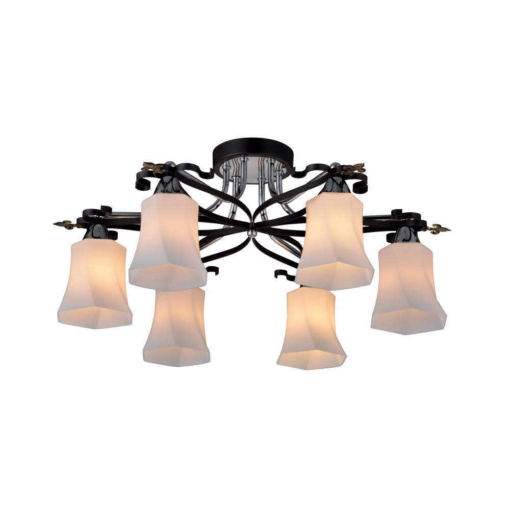 Потолочная люстра ID lamp Monga 849/6PF-Dark