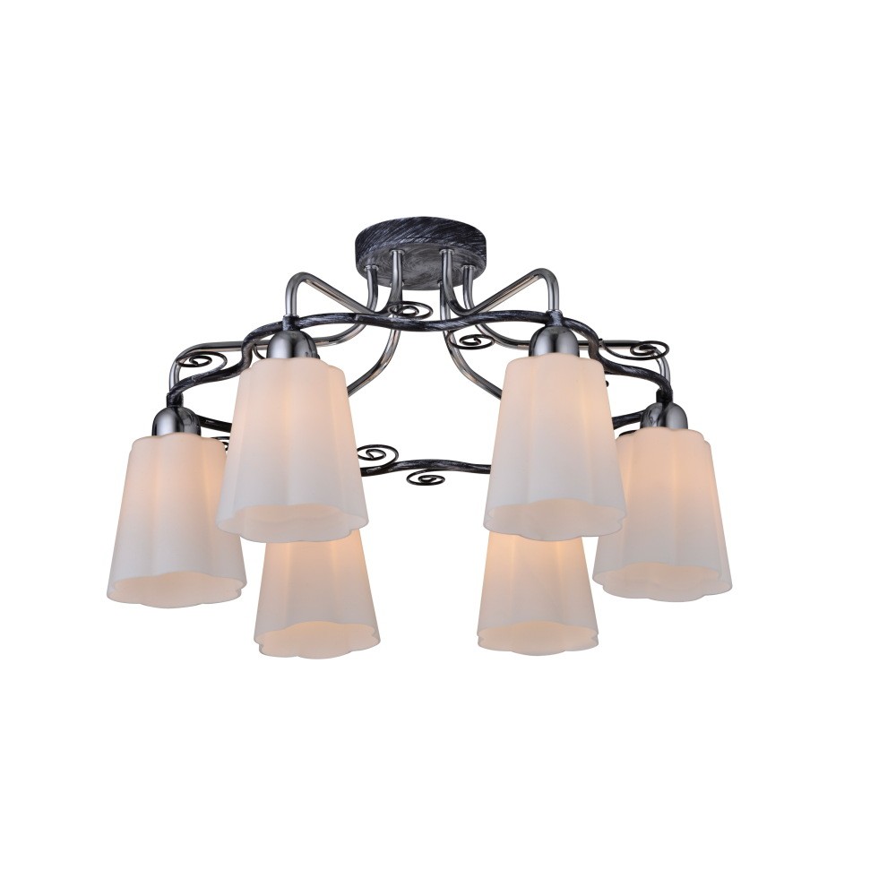 Потолочная люстра ID lamp Rossella 847/6PF-Blueglow