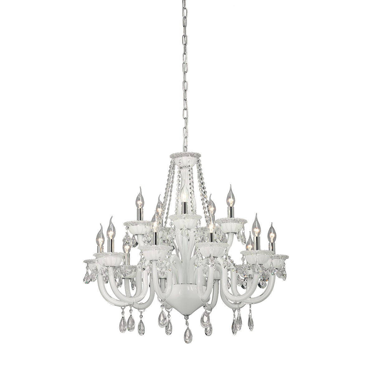 Подвесная хрустальная люстра V2350 Vitaluce Premium V2350/10+5