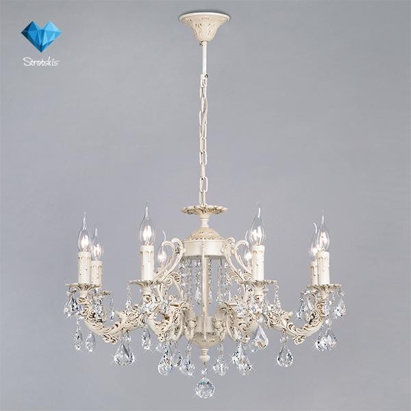 Подвесная хрустальная люстра Leticia Bogates 213/8 Strotskis