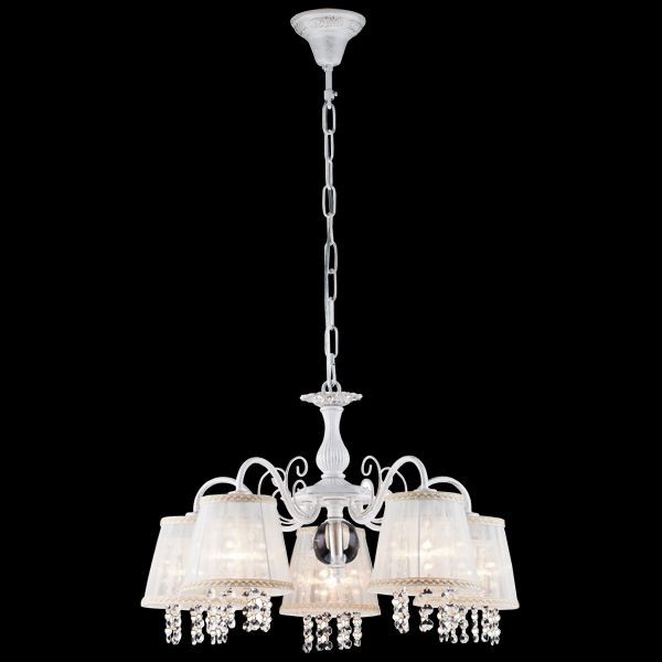 Подвесная люстра Natali Kovaltseva ISABELLE ISABELLE II 11393/5C WHITE GOLD