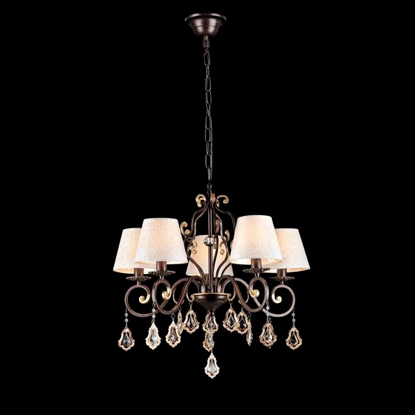 Подвесная люстра Natali Kovaltseva Grace Grace 10428/5C BRASS