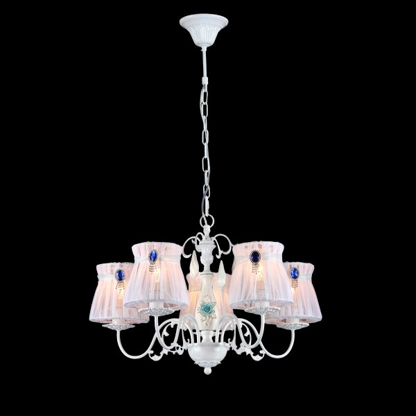 Подвесная люстра Natali Kovaltseva Natali 10425/5C WHITE GOLD