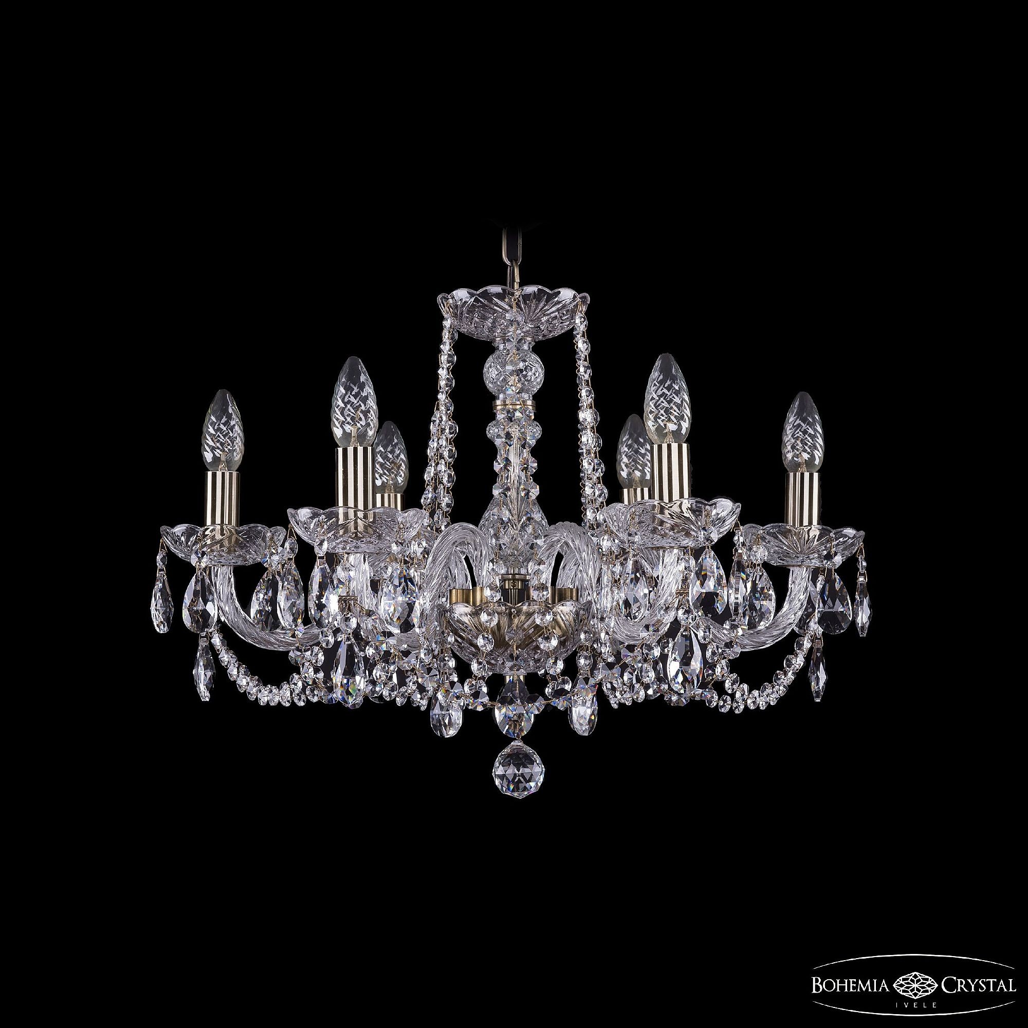 Подвесная хрустальная люстра 1402 Bohemia 1402/6/195 Pa