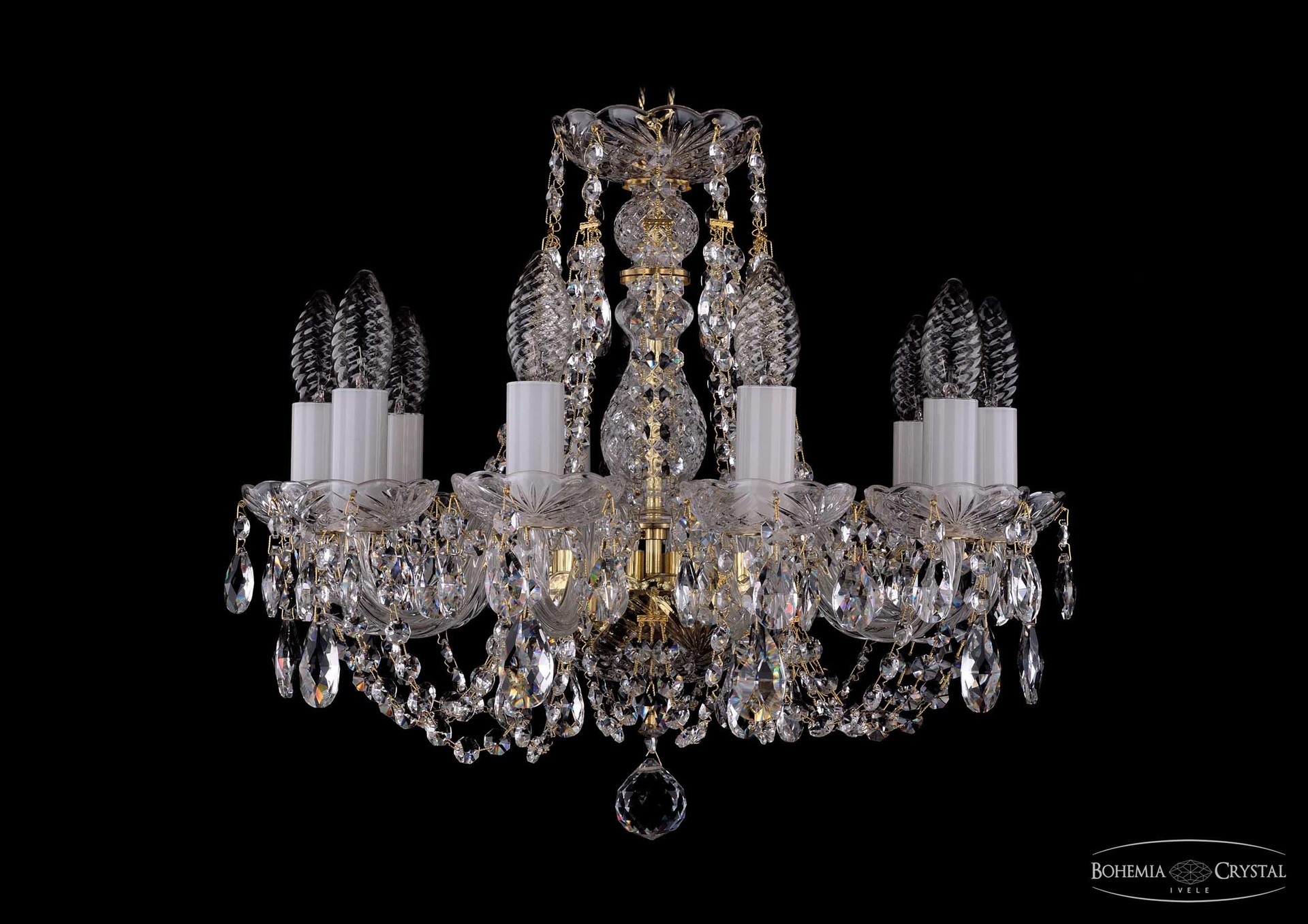 Подвесная хрустальная люстра 1406 Bohemia 1406/10/141 G