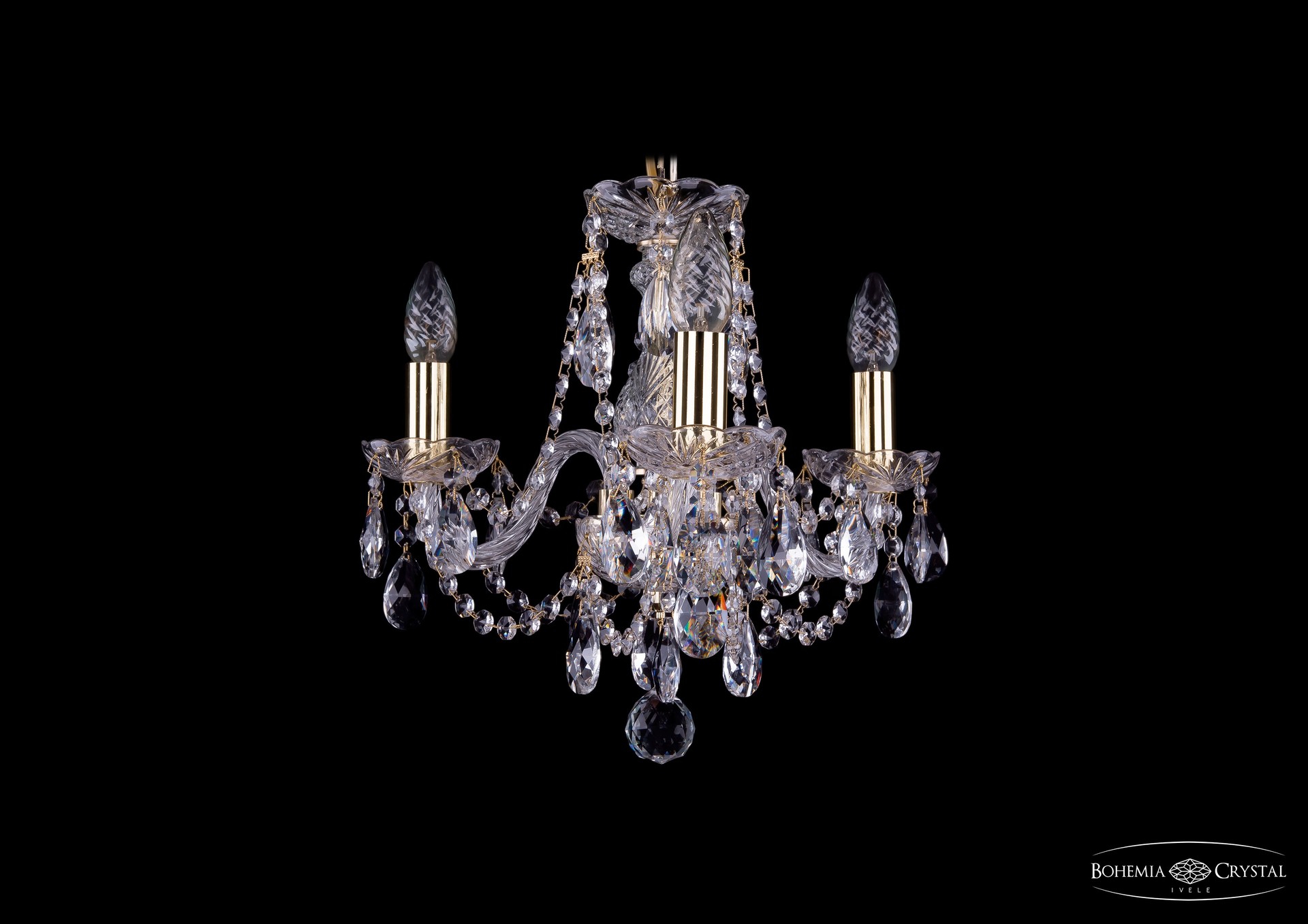 Подвесная хрустальная люстра 1406 Bohemia 1406/3/141 G