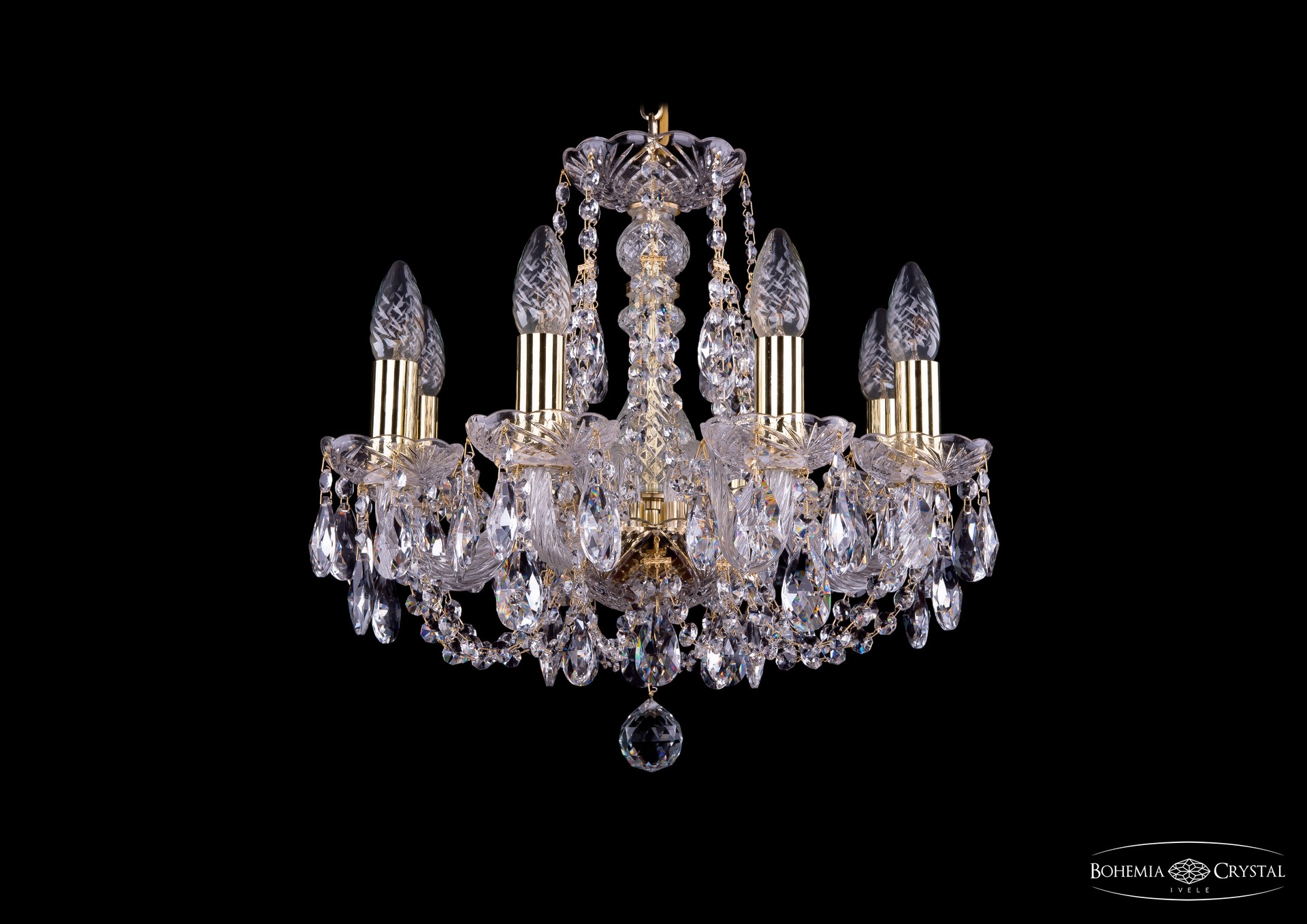 Подвесная хрустальная люстра 1406 Bohemia 1406/8/141 G