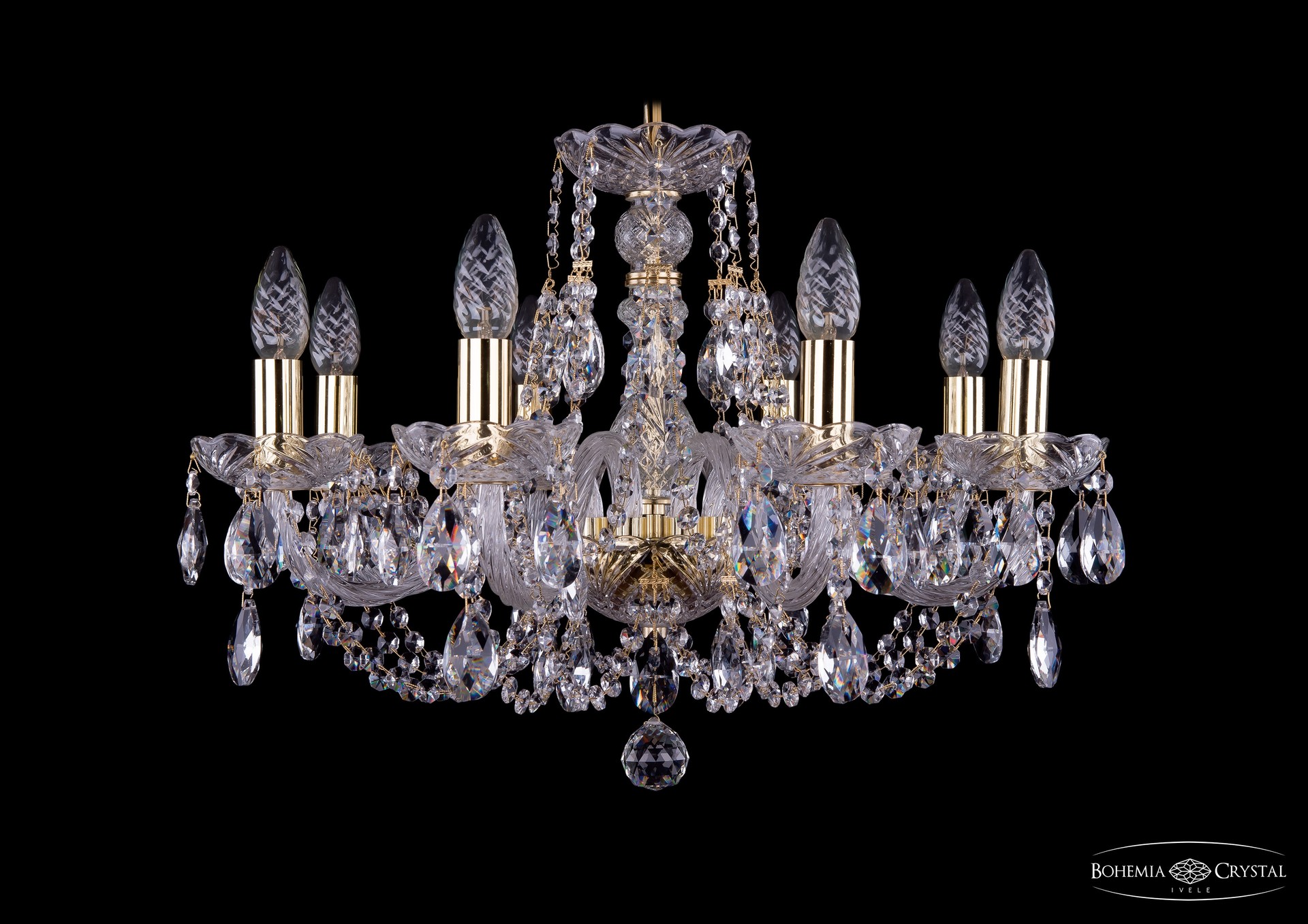 Подвесная хрустальная люстра 1406 Bohemia 1406/8/195 G