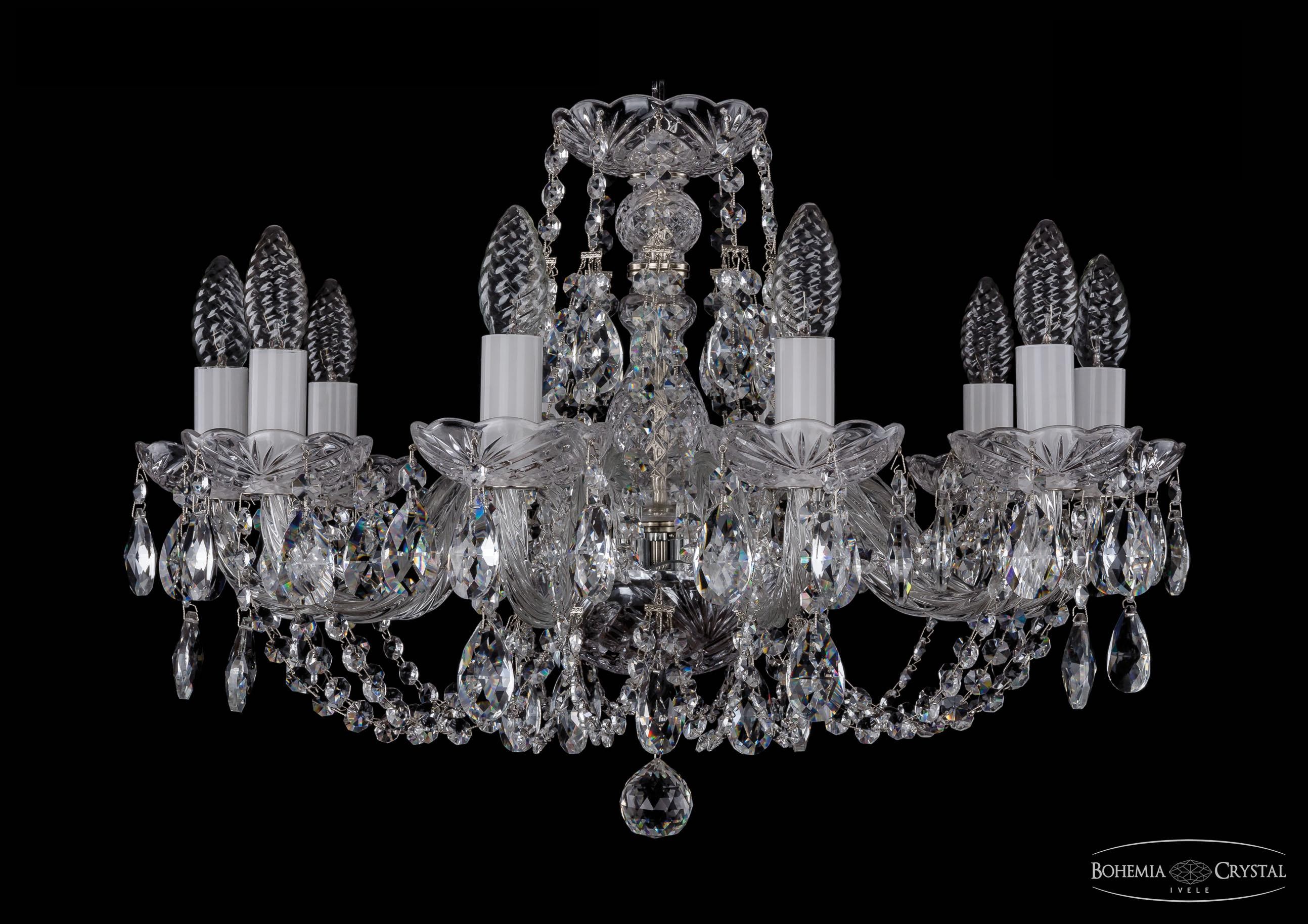 Подвесная хрустальная люстра 1406 Bohemia 1406/10/195 Ni