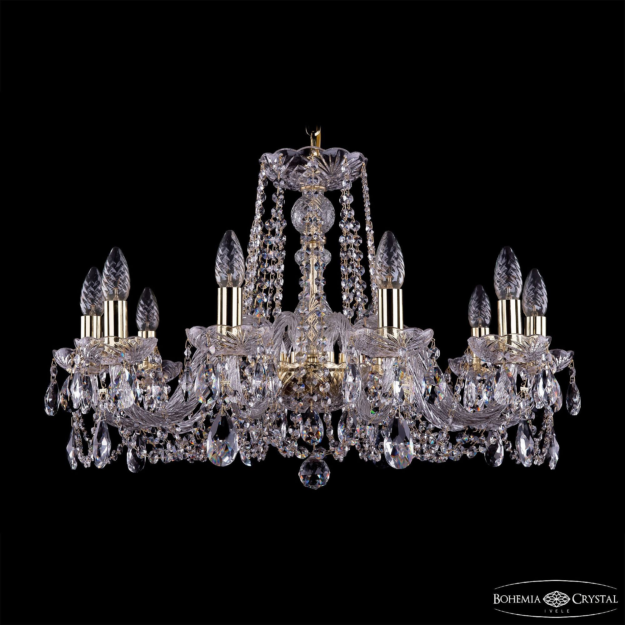 Подвесная хрустальная люстра 1402 Bohemia 1402/10/240 G