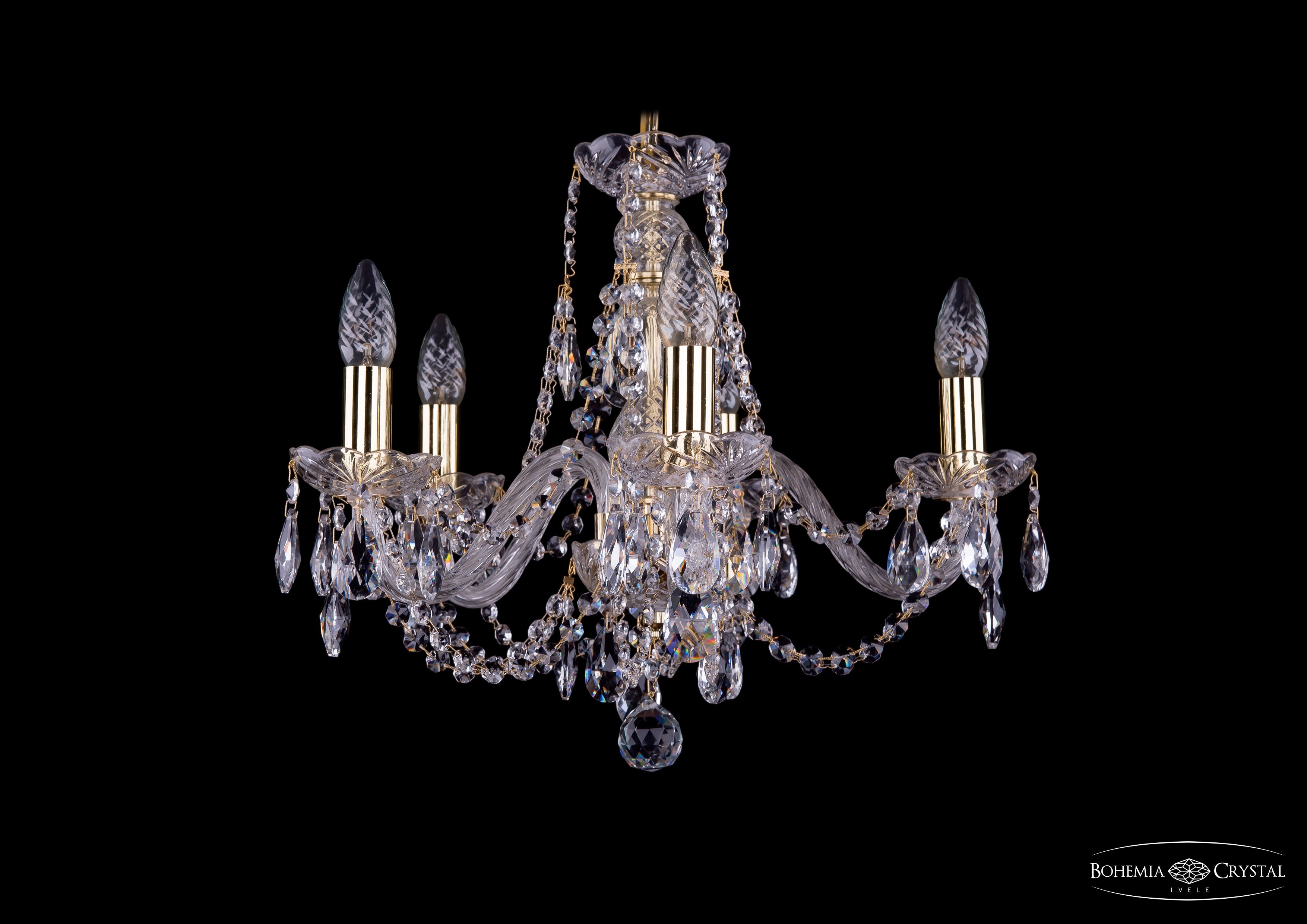 Подвесная хрустальная люстра 1406 Bohemia 1406/5/160 G